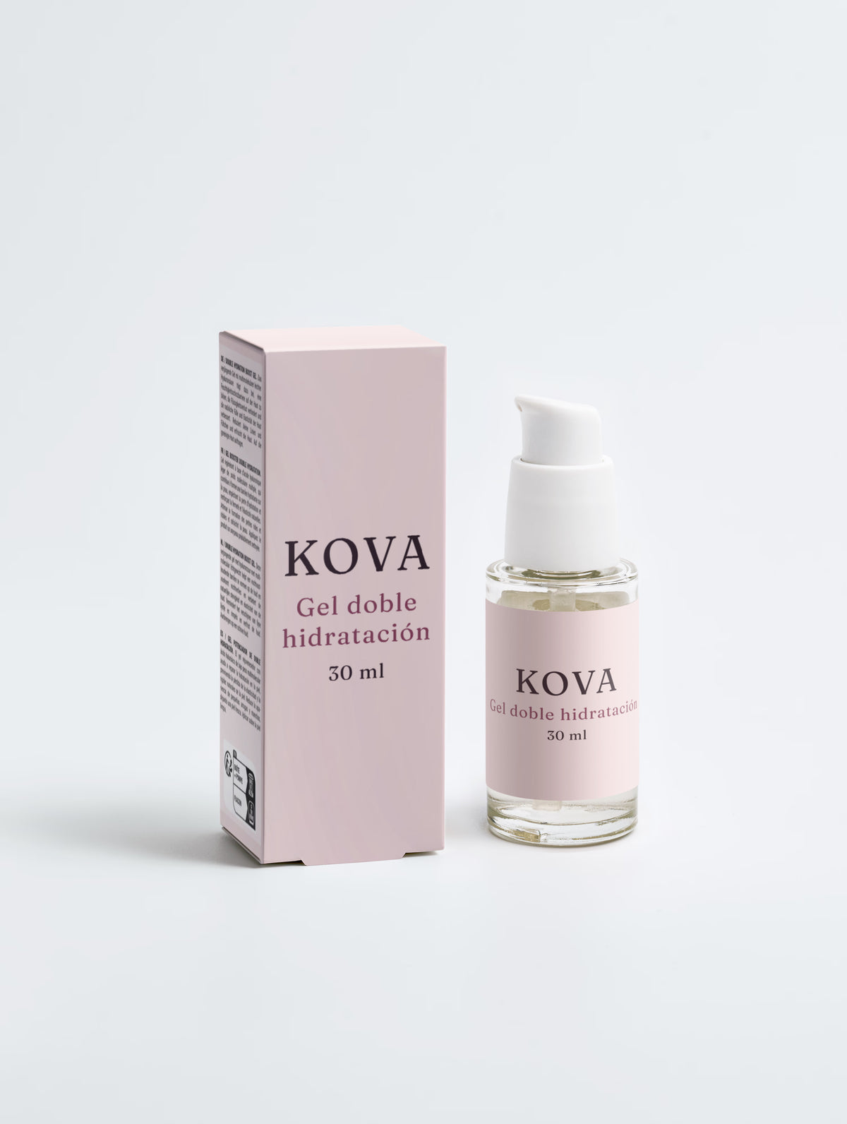 Gel doble hidratación Kova 30 ml con su caja